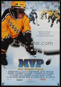 1w519 MVP 1sh '00 Robert Vince directed, wild image of monkey playing hockey!