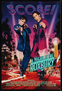 1w537 NIGHT AT THE ROXBURY DS 1sh '98 Will Ferrell, Chris Kattan, Saturday Night Live!