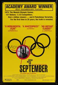 1w546 ONE DAY IN SEPTEMBER 1sh '00 1972 Munich Olympics terrorist attacks!