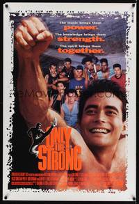 1w547 ONLY THE STRONG DS 1sh '93 Mark Dacascos, martial arts, the music brings them power!
