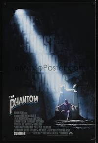1w557 PHANTOM advance 1sh '96 masked hero Billy Zane, Catherine Zeta-Jones