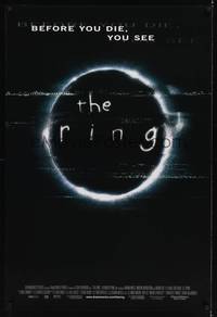 1w613 RING int'l DS 1sh '02 Ringu, Gore Verbinski directed, Naomi Watts