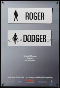 1w621 ROGER DODGER teaser DS 1sh '02 the naked differences between men & women!
