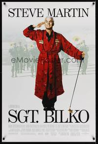 1w648 SGT. BILKO 1sh '96 great image of Steve Martin in robe w/golf club!
