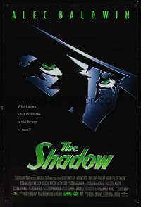 1w649 SHADOW advance DS 1sh '94 Alec Baldwin knows what evil lurks in the hearts of men!