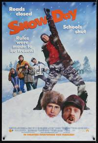 1w673 SNOW DAY advance DS 1sh '00 Chris Koch directed, rules were made to be frozen!