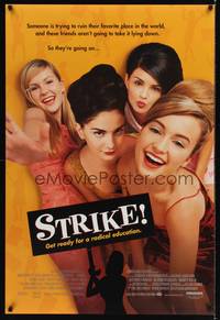 1w718 STRIKE int'l DS 1sh '98 Kirsten Dunst, Gaby Hoffmann, get ready for a radical education!