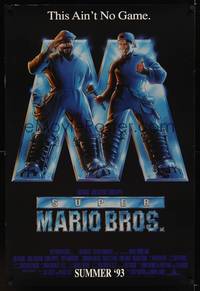 1w721 SUPER MARIO BROS advance DS 1sh '93 Hoskins, Leguizamo, Chorney art of Nintendo characters!