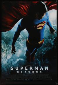 1w723 SUPERMAN RETURNS DS advance 1sh '06 Bryan Singer, Brandon Routh, Kate Bosworth, Kevin Spacey