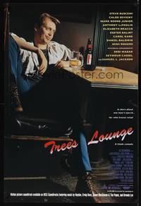 1w773 TREES LOUNGE 1sh '96 great image of star & director Steve Buscemi, dark comedy!