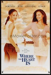 1w811 WHERE THE HEART IS style A DS 1sh '00 full-length image of Natalie Portman & Ashley Judd!