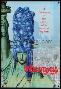 1w818 WIGSTOCK DS 1sh '95 drag queen festival documentary, wild image of Statue of Liberty w/wig!