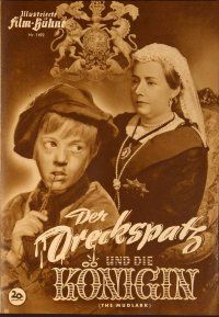 1x142 MUDLARK German program '52 beautiful Irene Dunne as Queen Victoria of England, different!