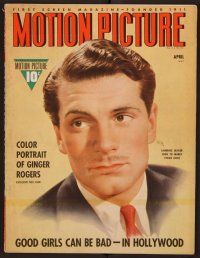 1x031 MOTION PICTURE magazine April 1940 Laurence Olivier soon to marry Vivien Leigh!
