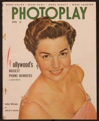 1x045 PHOTOPLAY magazine April 1951 c/u of Esther Williams by Eric Carpenter from Texas Carnival!