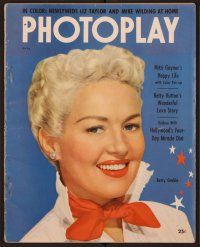 1x047 PHOTOPLAY magazine July 1952 portrait of Betty Grable by Engstead from Farmer Takes a Wife!