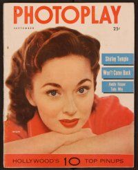 1x048 PHOTOPLAY magazine September 1952 portrait of Ann Blyth by Engstead from World In His Arms!