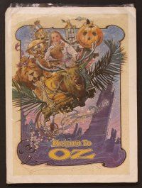 1x178 RETURN TO OZ presskit '85 Walt Disney, Fairuza Balk as Dorothy, Drew Struzan art!