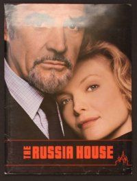 1x181 RUSSIA HOUSE presskit '90 great images of Sean Connery & Michelle Pfeiffer!