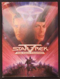 1x203 STAR TREK V presskit '89 The Final Frontier, William Shatner, Leonard Nimoy