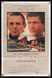 1y088 BOUNTY 1sh '84 Mel Gibson, Anthony Hopkins, Laurence Olivier, Mutiny on the Bounty!