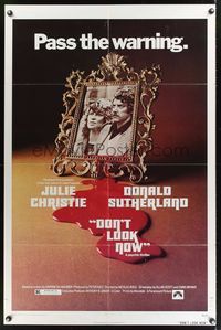 1y201 DON'T LOOK NOW 1sh '74 Nicolas Roeg directed, Julie Christie, Donald Sutherland
