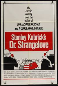 1y207 DR. STRANGELOVE 1sh R72 Stanley Kubrick classic, Peter Sellers & George C. Scott!