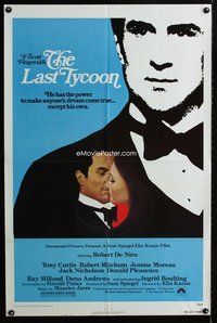 1y472 LAST TYCOON 1sh '76 Robert De Niro, Jeanne Moreau, directed by Elia Kazan!