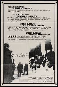 1y487 LONG GOOD FRIDAY 1sh '80 mobster Bob Hoskins crosses paths with the IRA!
