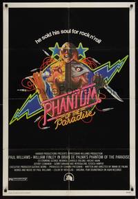 1y662 PHANTOM OF THE PARADISE style A 1sh '74 Brian De Palma, he sold his soul for rock n' roll!