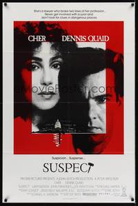 1y837 SUSPECT int'l 1sh '87 lawyer Cher gets involved with juror Dennis Quaid!