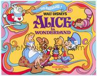1z002 ALICE IN WONDERLAND TC R74 Walt Disney Lewis Carroll classic, psychedelic artwork!