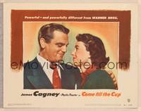 1z248 COME FILL THE CUP LC #6 '51 alcoholic James Cagney smiling at pretty Phyllis Thaxter!