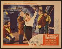 1z128 CORSICAN BROTHERS signed LC '41 by Douglas Fairbanks Jr., who is tied up in dungeon!