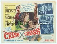 1z018 CRISS CROSS TC '48 Burt Lancaster, Yvonne De Carlo, Dan Duryea, cool film noir image!