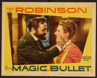 1z279 DR. EHRLICH'S MAGIC BULLET LC R40s close up of Edward G. Robinson & wife Ruth Gordon!
