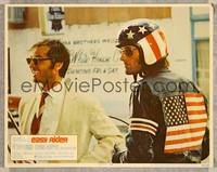 1z289 EASY RIDER LC #1 '69 great close up of Peter Fondain motorcycle riding gear & Jack Nicholson!