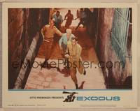 1z301 EXODUS LC #3 '61 Otto Preminger, Paul Newman breaks David Opatoshu out of British prison!