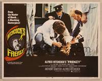 1z322 FRENZY LC #7 '72 Anthony Shaffer, Alfred Hitchcock, police & doctor inspect body!