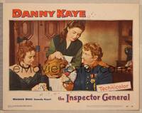 1z376 INSPECTOR GENERAL LC #6 '50 Danny Kaye stares at pretty Elsa Lanchester!