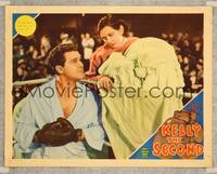1z382 KELLY THE SECOND LC '36 close up of Patsy Kelly threatening boxer Big Boy Williams in ring!