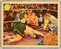 1z383 KELLY THE SECOND LC '36 Patsy Kelly encourages fallen Big Boy Williams in the boxing ring!