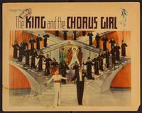 1z385 KING & THE CHORUS GIRL LC '37 Kenny Baker, deco set w/many men & women in wild outfits!