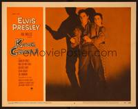 1z386 KING CREOLE LC #6 '58 close up of Elvis Presley with knife, Michael Curtiz, Harold Robbins