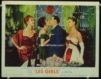 1z402 LES GIRLS LC #2 '57 Taina Elg & Mitzi Gaynor watch Kay Kendall kissing Gene Kelly!