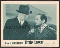 1z409 LITTLE CAESAR LC #6 R54 best close up of Edward G. Robinson & Douglas Fairbanks Jr glaring!