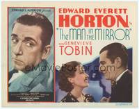 1z058 MAN IN THE MIRROR TC '37 romantic close up of Edward Everett Horton & Genevieve Tobin!