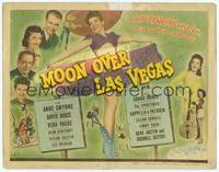 1z061 MOON OVER LAS VEGAS TC '44 great image of sexy cowgirl Anne Gwynne holding her skirt!