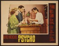 1z497 PSYCHO LC #4 '60 Alfred Hitchcock, Vera Miles & John Gavin at motel with Anthony Perkins!