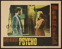 1z498 PSYCHO LC #6 '60 Alfred Hitchcock, great 2-shot of Anthony Perkins and Janet Leigh!